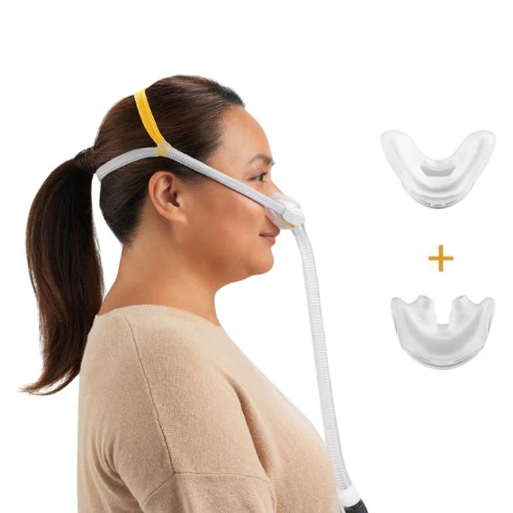 F&P Solo Nasal Cradle CPAP Mask Pack with Additional Solo Nasal Pillow Cushion - Image 4