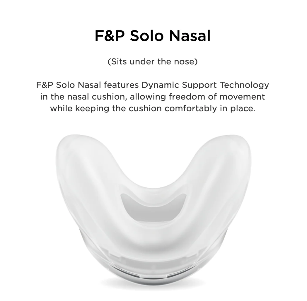 F&P Solo™ Nasal Cradle CPAP Mask - Image 3