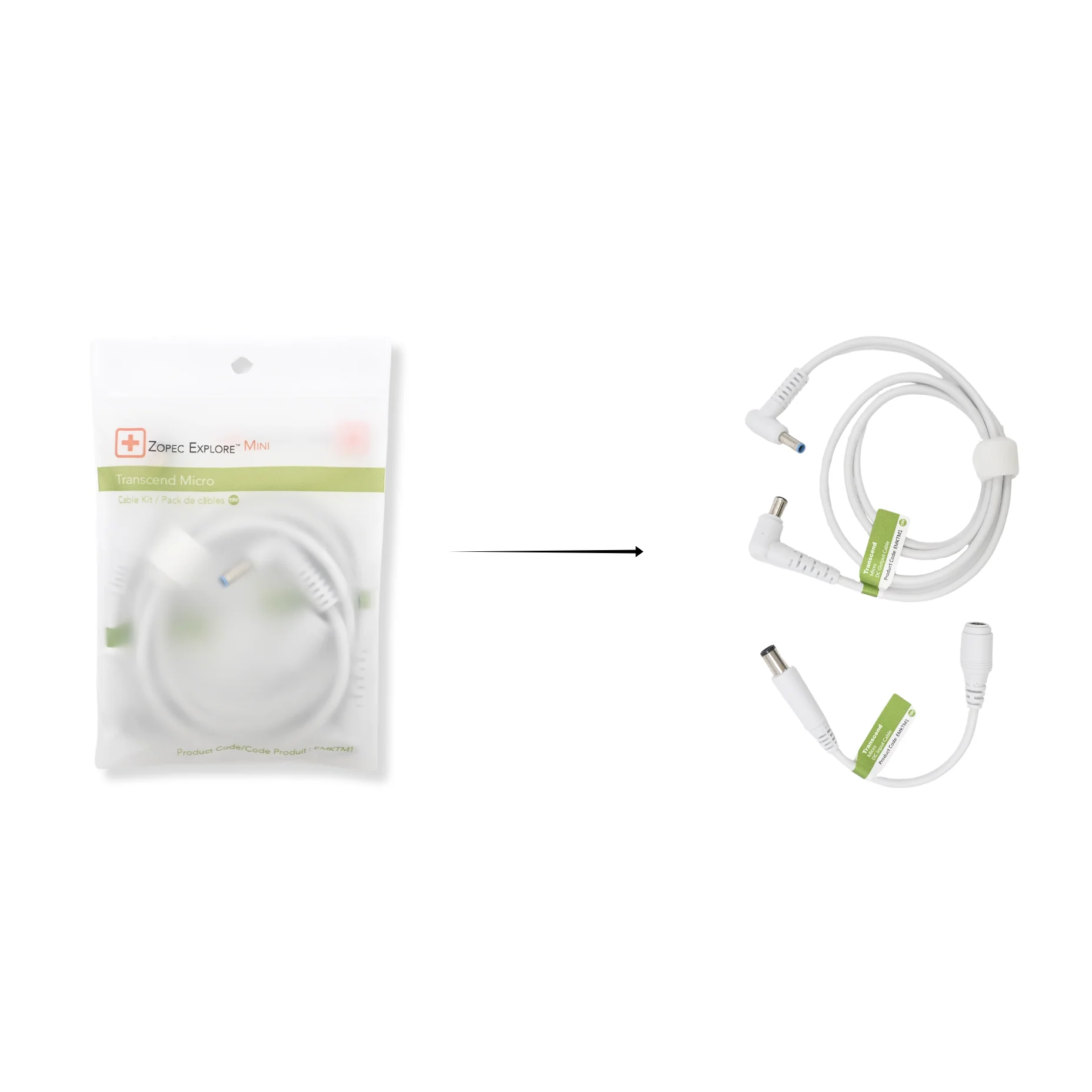Transcend Micro Cable Kit for Zopec Explore Mini - Image 2